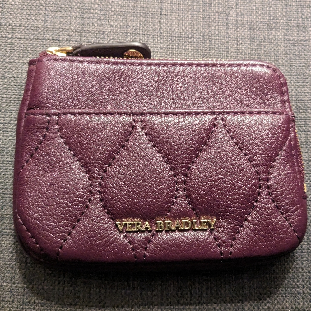 Vera Bradley leather coin purse